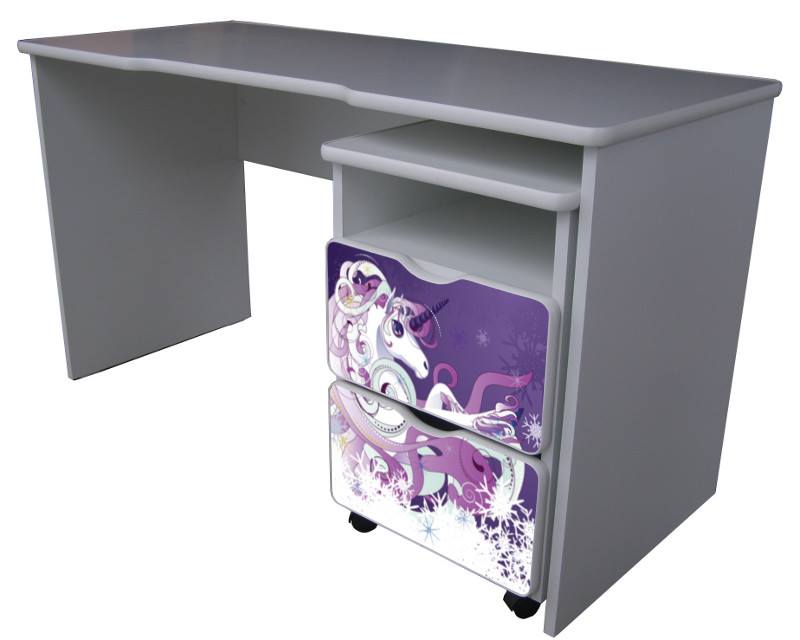 Becks písací stolík + kontajner Jednorožec