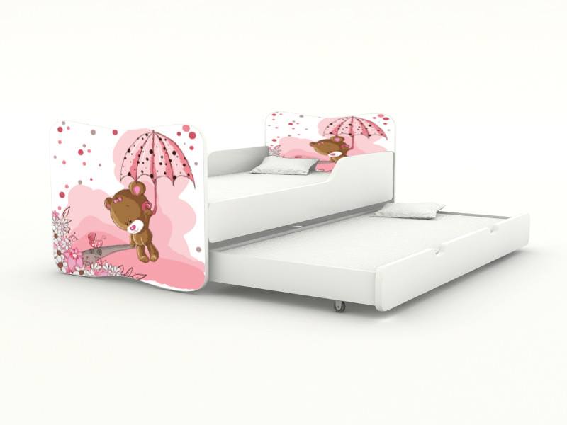 Becks posteľ s výsuvným lôžkom Girl Teddy