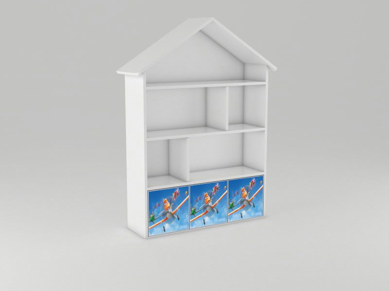 Becks domček- knižnica Planes PS