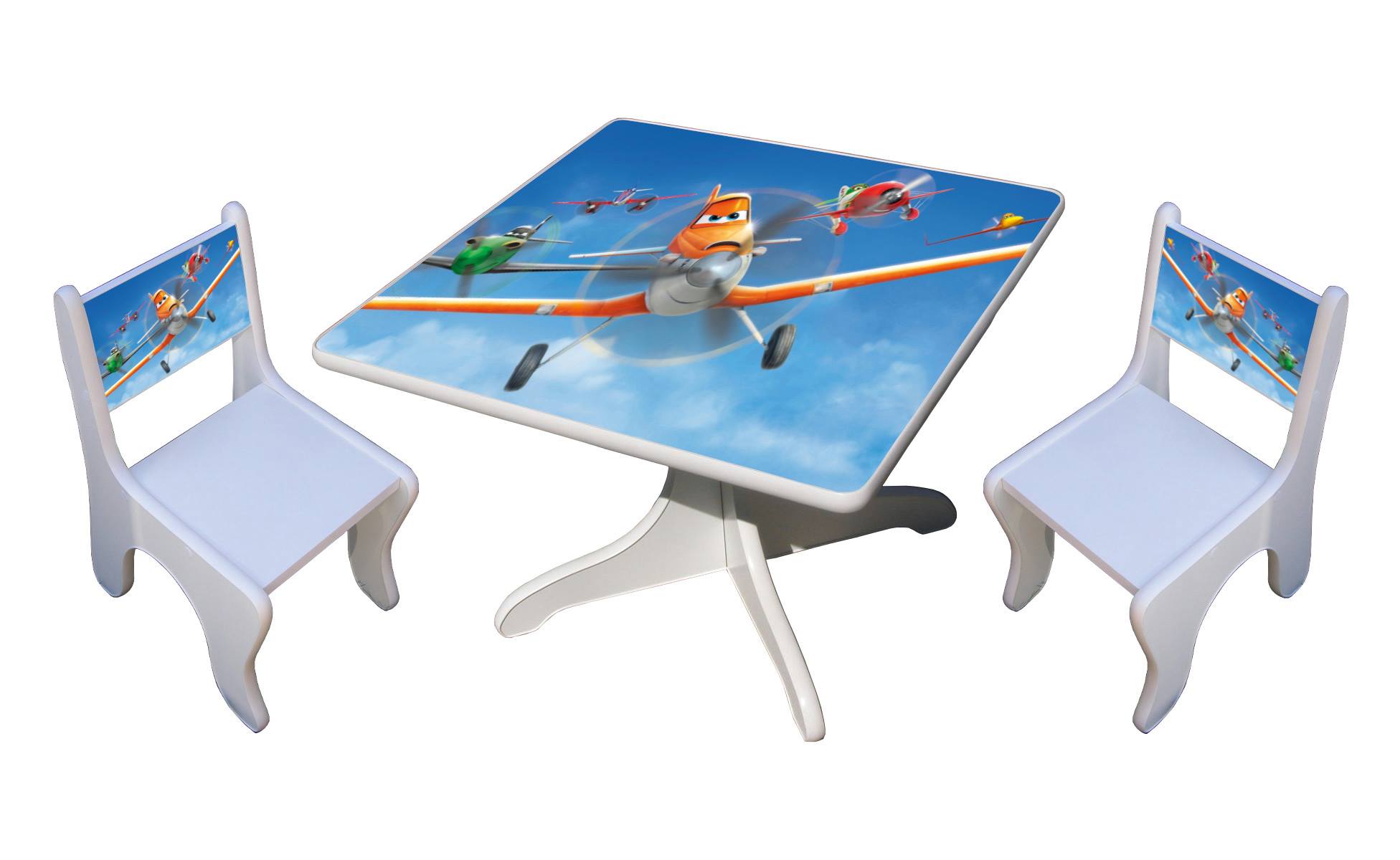 Becks stolík a 2x stolička Planes PS