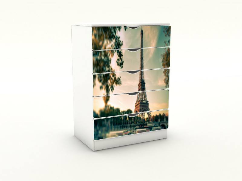 Becks komoda Paris 5šuflík