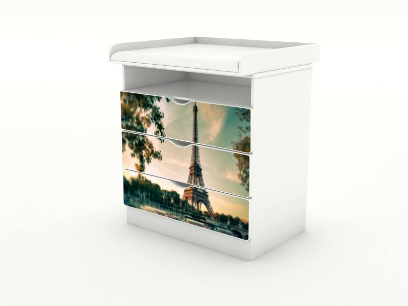 Becks komoda s prebalovacím pultom Paris