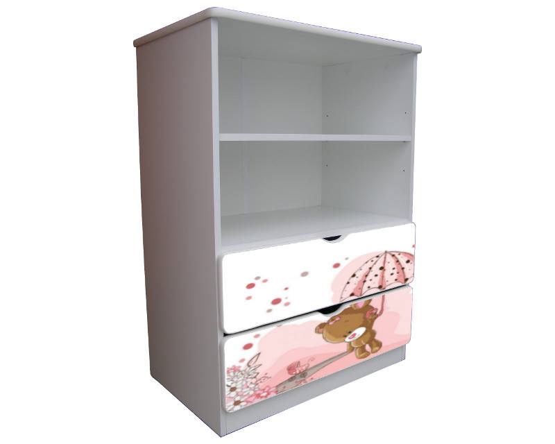 Becks knižnica S Girl Teddy