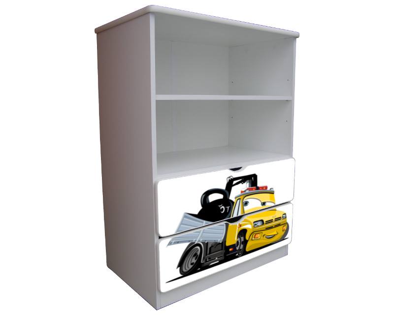 Becks knižnica S Truck žltý