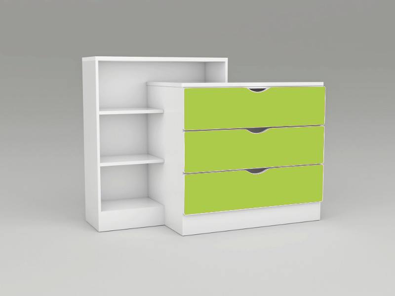 Becks komoda XXL DUO Green