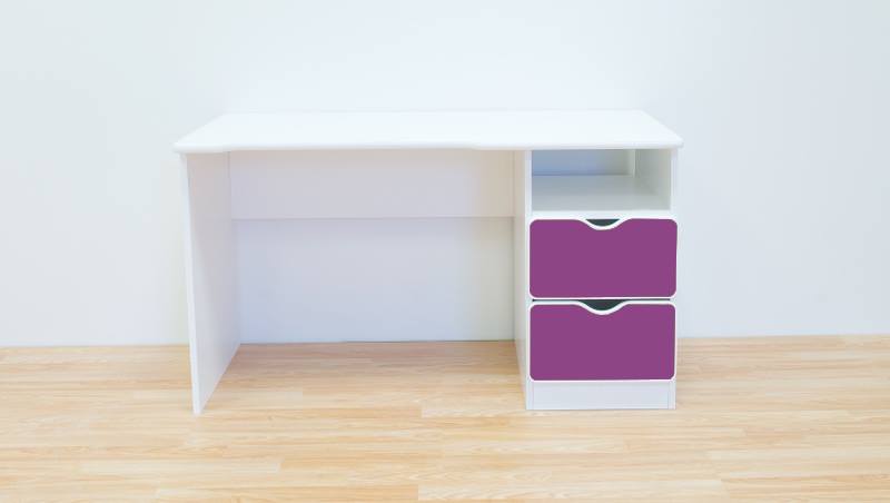 Becks písací stolík pravý Violet