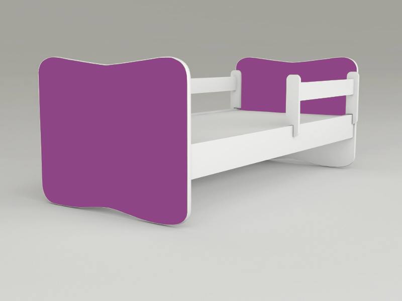 Detská posteľ s odnímateľnými zábranami Violet