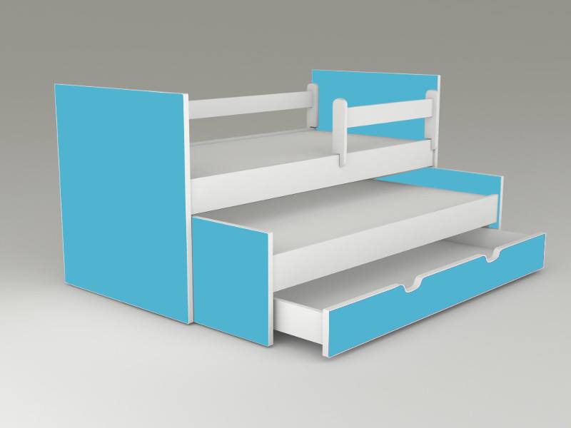 Junior detská posteľ 180 Blue