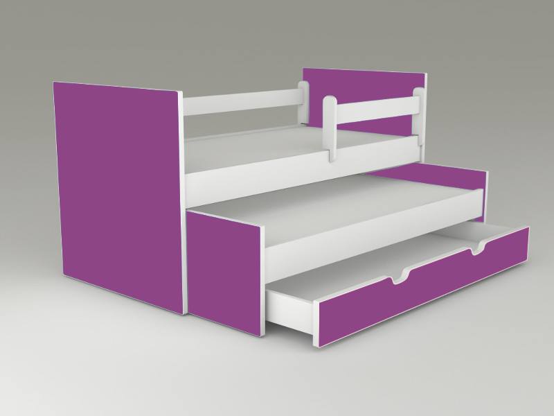 Junior detská posteľ 180 Violet