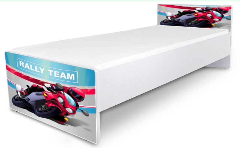 Detská posteľ bez bočníc Motorka