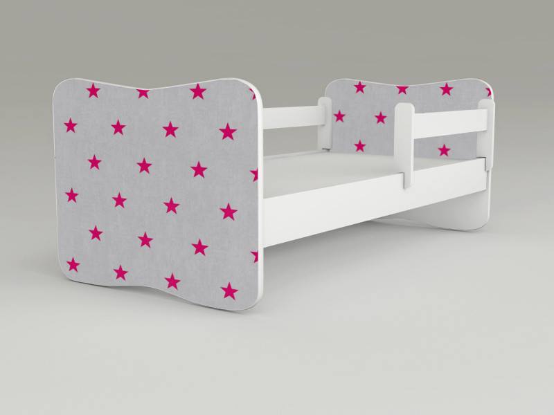 Detská posteľ s odnímateľnýnmi zábranami Graustar