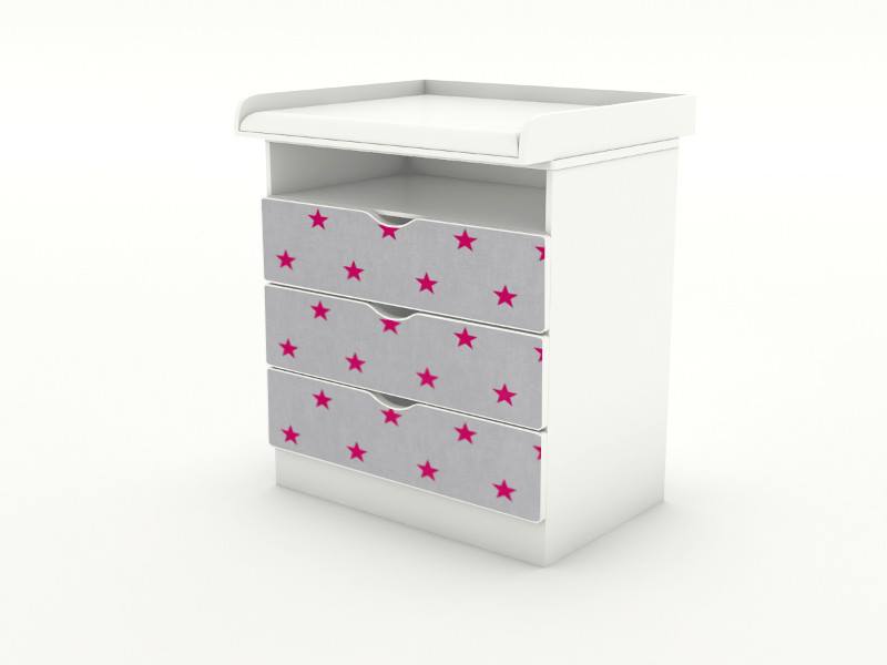 Becks komoda s odnímateľným prebalovacím pultom Graustar