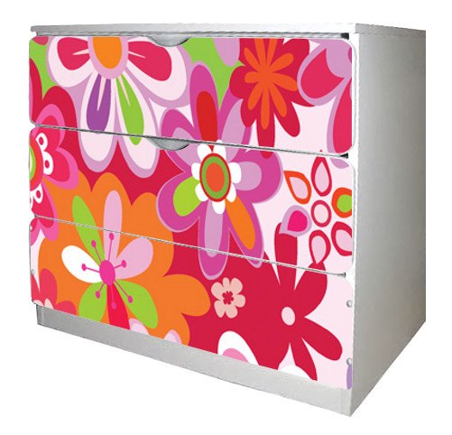 Detská komoda Kvety ori BB