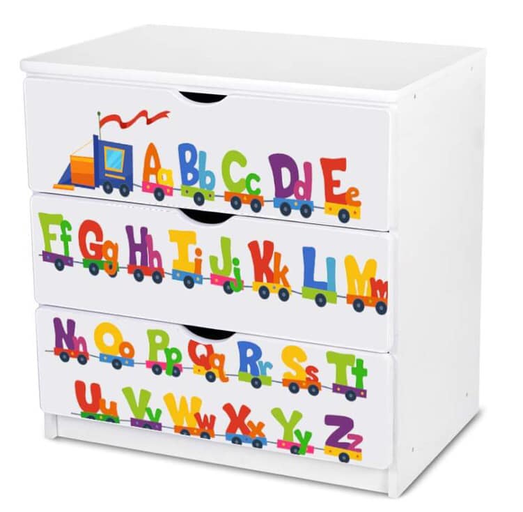 Becks komoda Abeceda Vlak