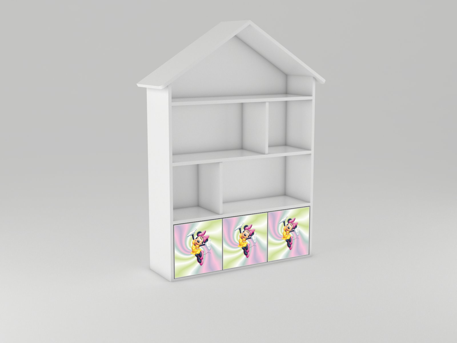 Becks domček - knižnica Minnie2