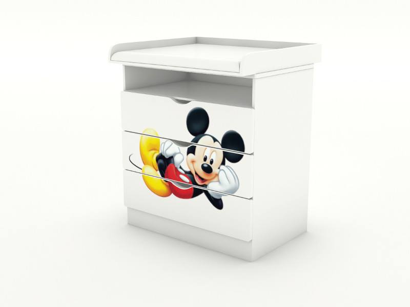 Becks komoda s odnímateľným prebalovacím pultom Mickey3