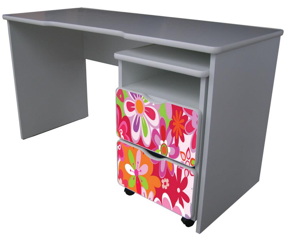 Becks písací stolík + kontajner Kvety Ori