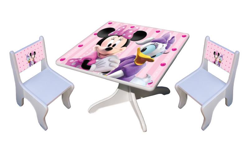 Becks stolík + 2x stolička MinnieDaisy