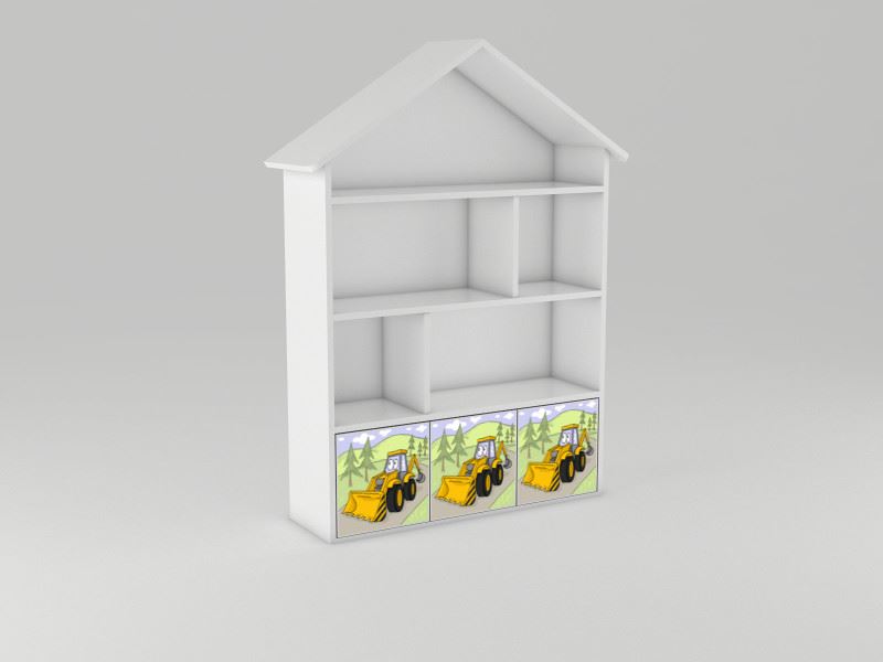 Becks domček - knižnica  Digger BLM