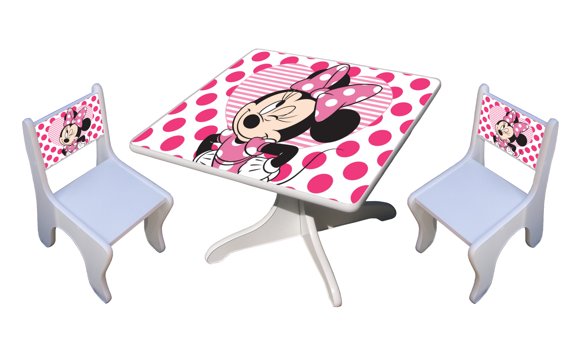 Becks stolík + 2x stolička Minnie4