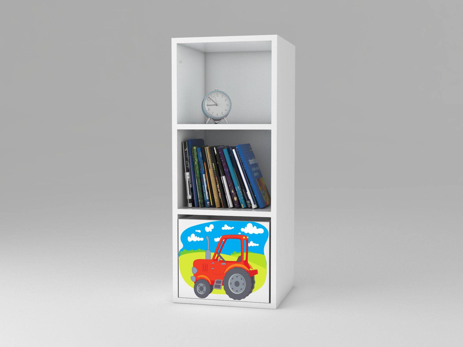 Becks regál + 1x box Tractor