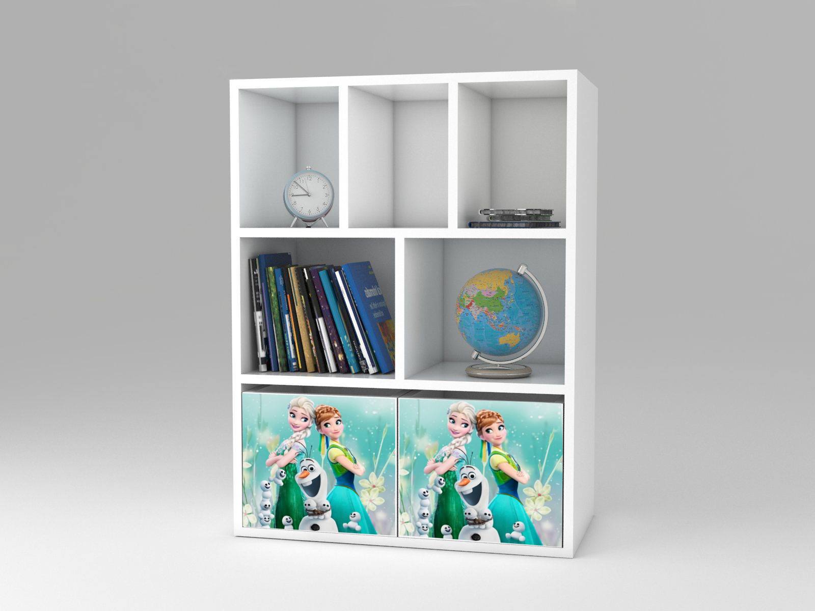 Becks regál + 2x box Frozen3