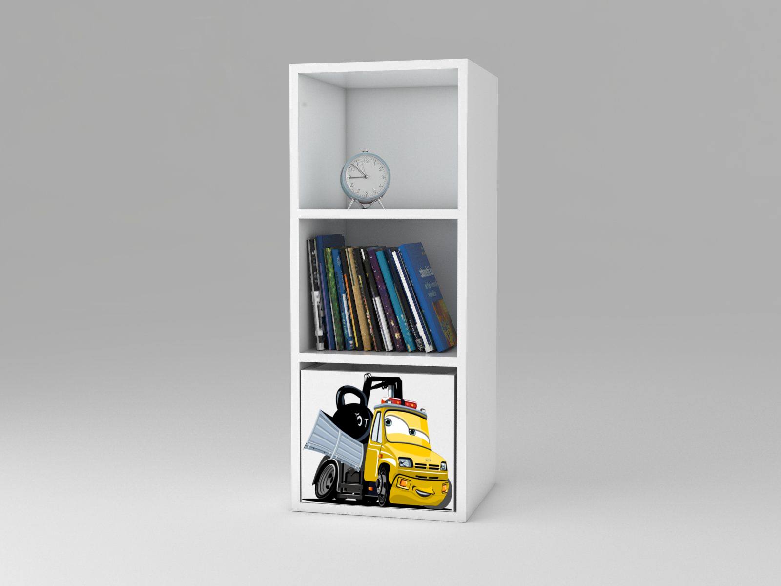Becks regál + 1x box Truck žltý