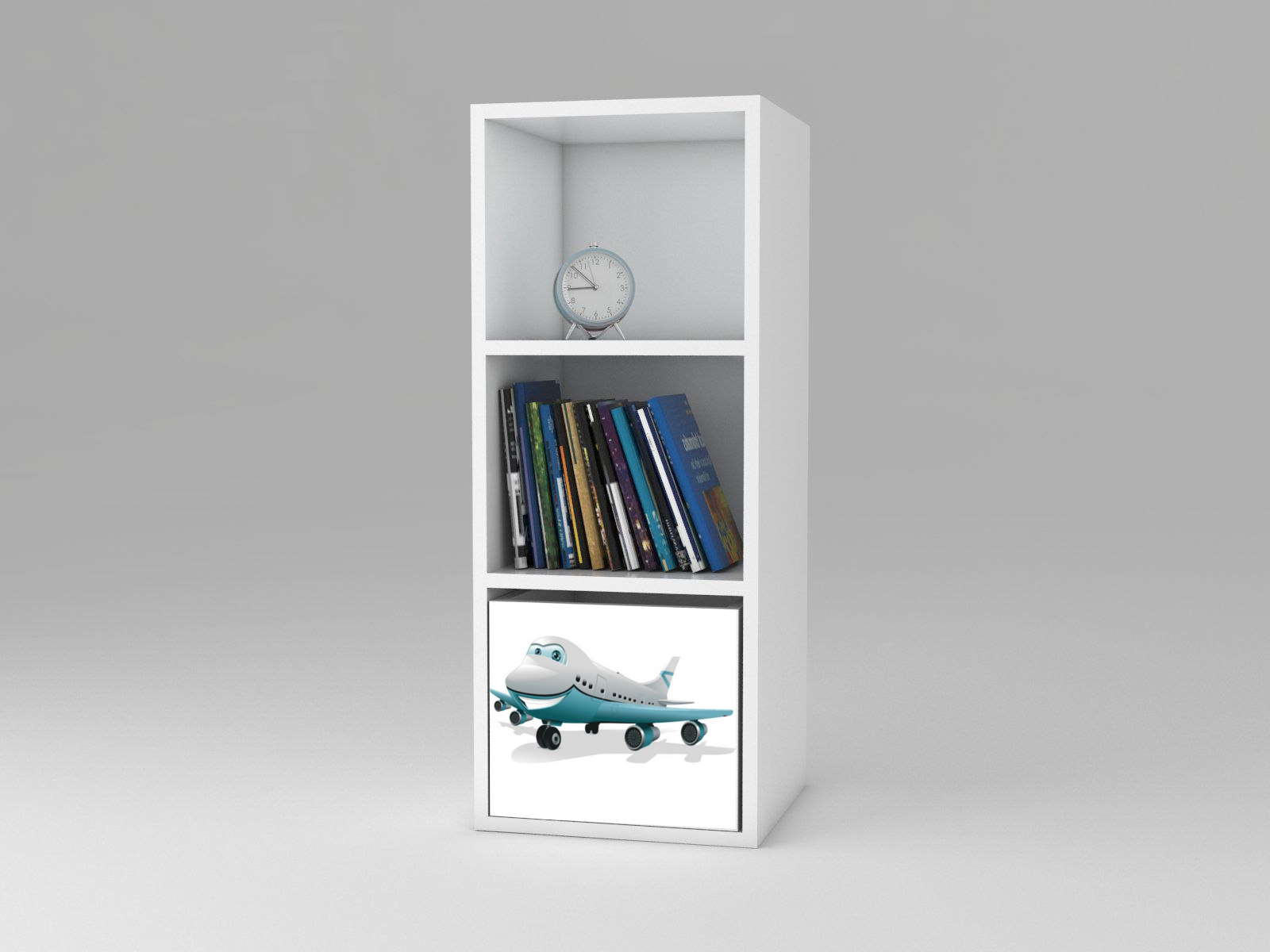 Becks regál + 1x box Lietadlo