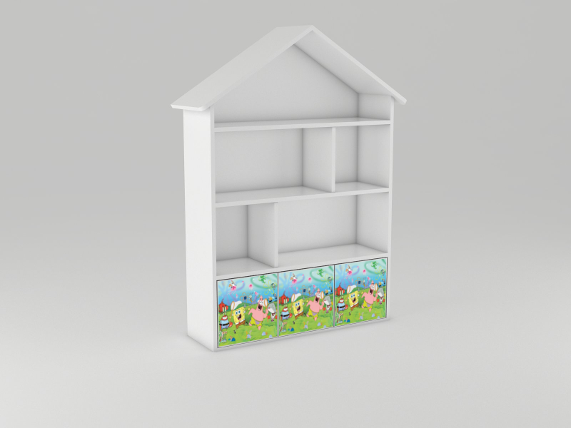 Becks domček - knižnica Spongbob