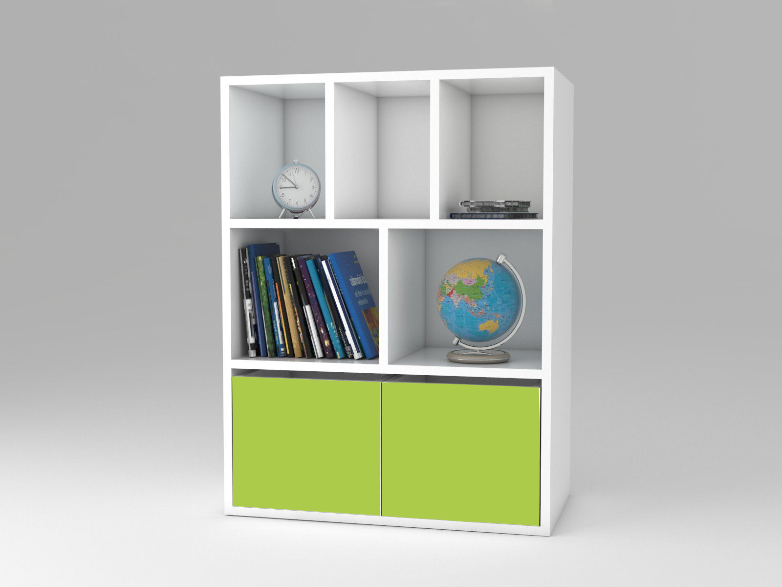 Becks regál + 2x box Green