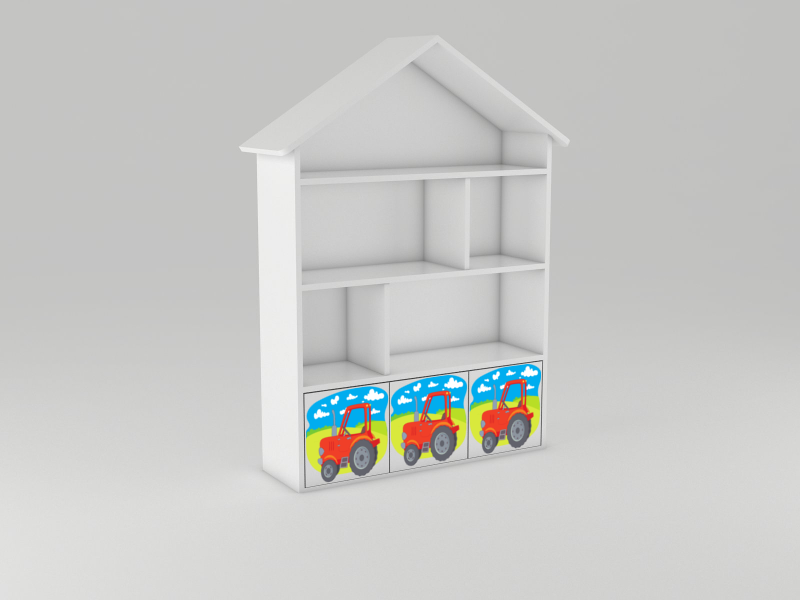 Becks domček - knižnica Tractor