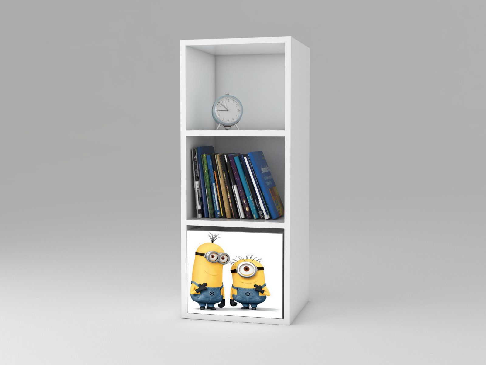 Becks regál + 1x box Minions