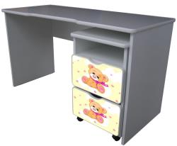 Becks písací stolík + kontajner Macko žltý