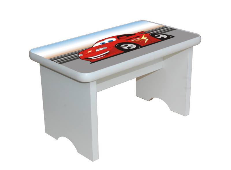 Becks stolček Auto červené