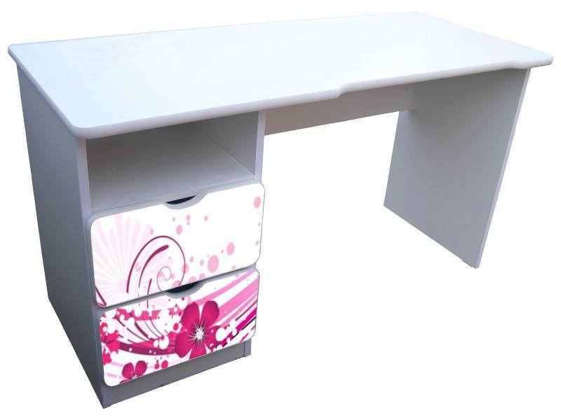 Becks písací stolík Flower Pink