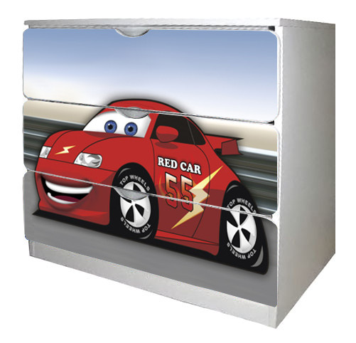Detská komoda Auto