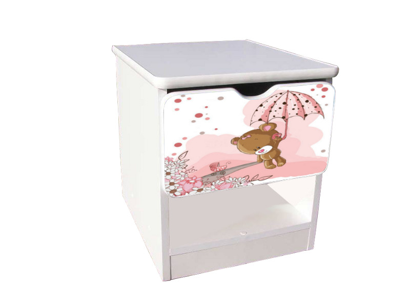 Becks nočný stolík Girl Teddy