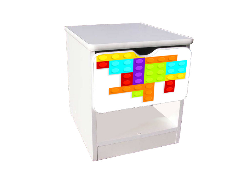 Becks nočný stolík Legokocka