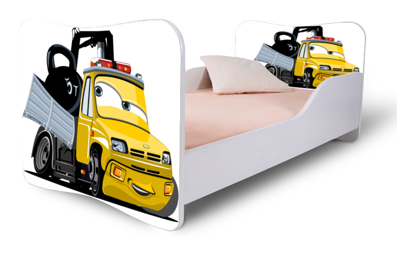 Detská posteľ Tručk žltý