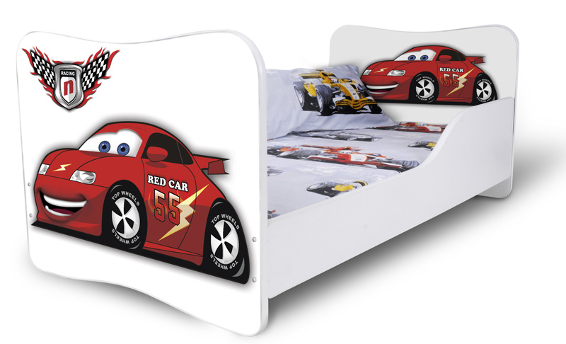 Detská posteľ Auto červené