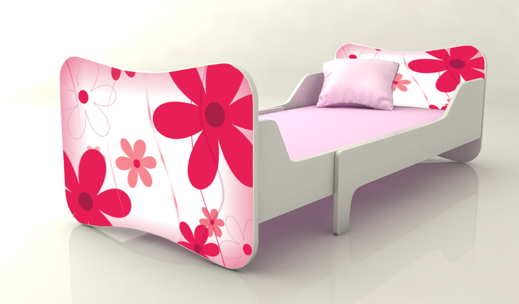 Becks rastúca posteľ Kvety