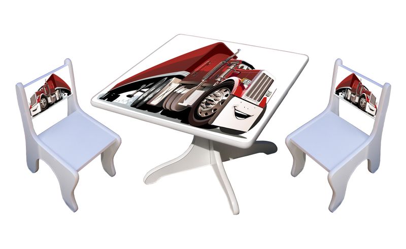 Becks stolík + 2x stolička Tirák